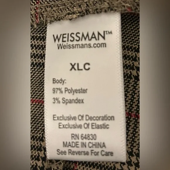 Weissman Black and Red Plaid Vest, Hoodie and leggings Hip Hop Dance Costume - Picture 2 of 4